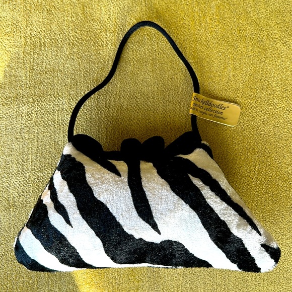 Zebra Print Plush Purse Ornament HP🎉 - Picture 6 of 11